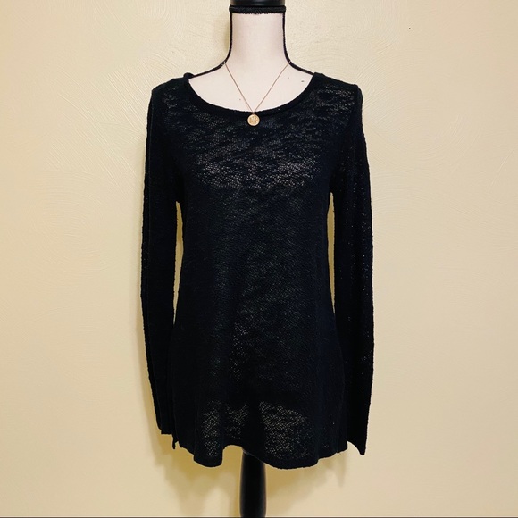 American Eagle Outfitters Sweaters - Floral Lace Back Lightweight Sweater